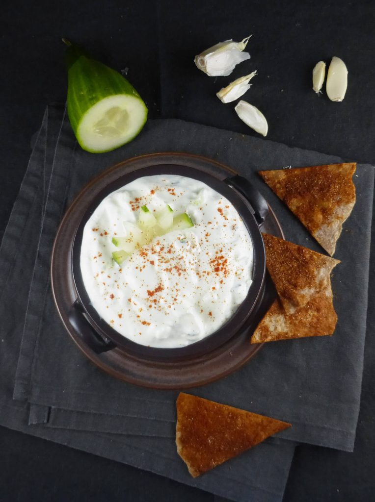 Tzatziki Dip (Greek Yoghurt, Garlic & Cucumber)