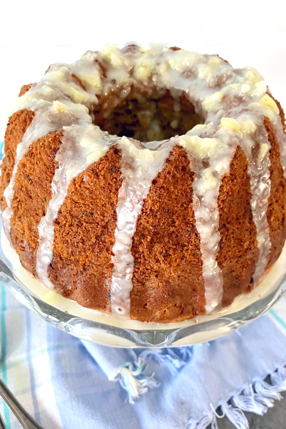 Fresh Pineapple Spelt Cake with a Pineapple Frosting (lower fat and sugar)