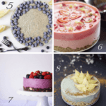 picture of four pretty healthy cheesecake
