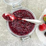 picture of berry jam in a jar
