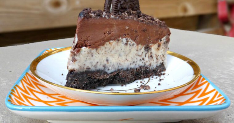 Oreo and White Chocolate Pie with Dark Chocolate Ganache