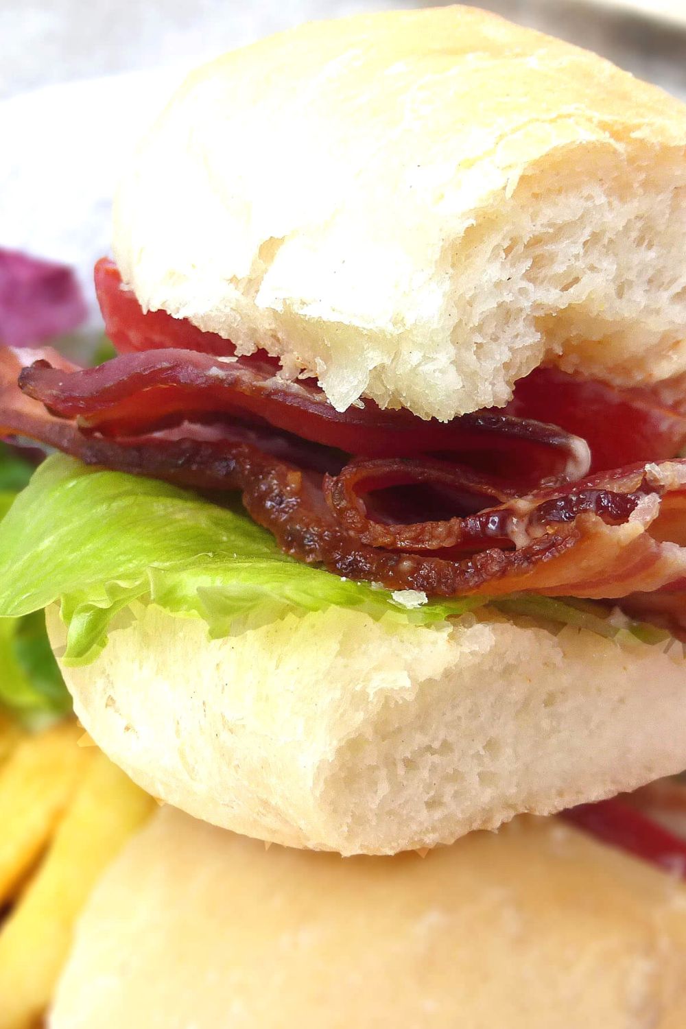 From Scratch BLT (with spelt buns and smoky chilli mayo)