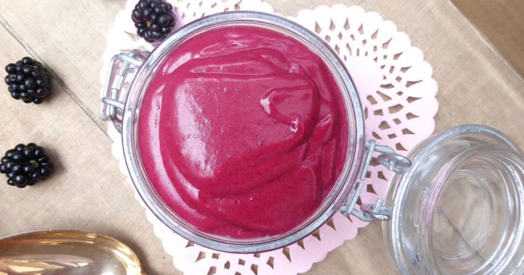 Homemade Lighter Blackberry Curd