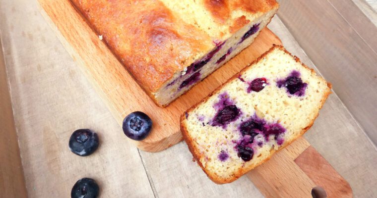 Lighter Lemon and Blueberry Cake