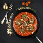 Mushroom Meatballs with Homemade Tomato Sauce