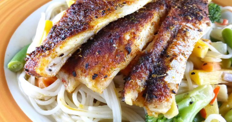 Spicy Baked Fish (ready in 20 minutes)