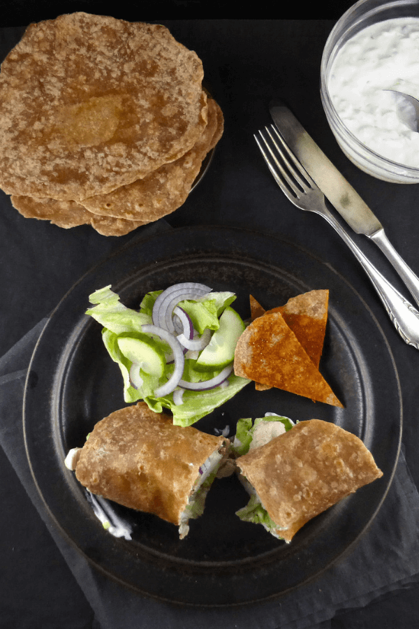 Soft Wholegrain Spelt Tortillas (just 4 ingredients)