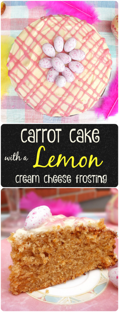 Spelt Carrot Cake with a Lemon Cream Cheese Frosting