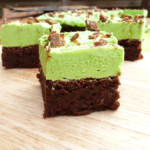 St Patrick's Day Chocolate Spelt Brownies