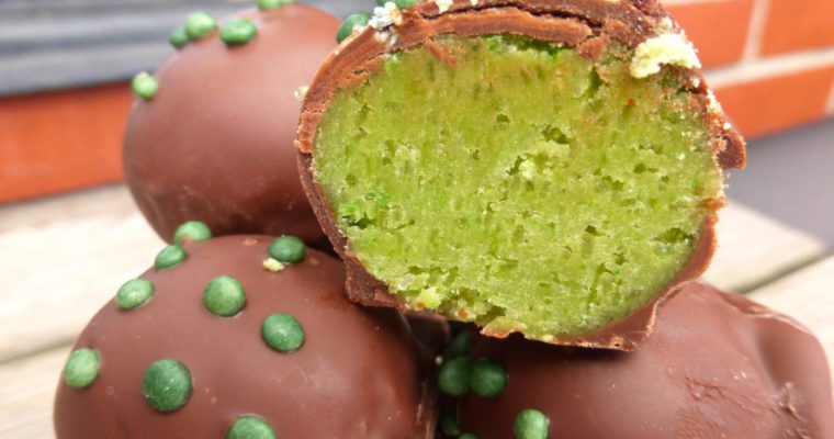 Green Cake Truffles