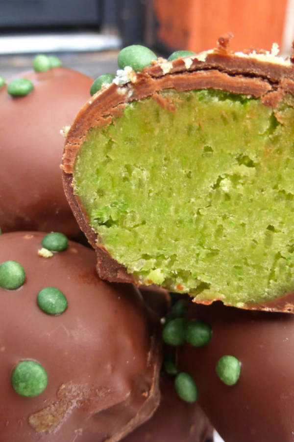 St Patrick\'s Day Chocolate Truffles (no-bake)
