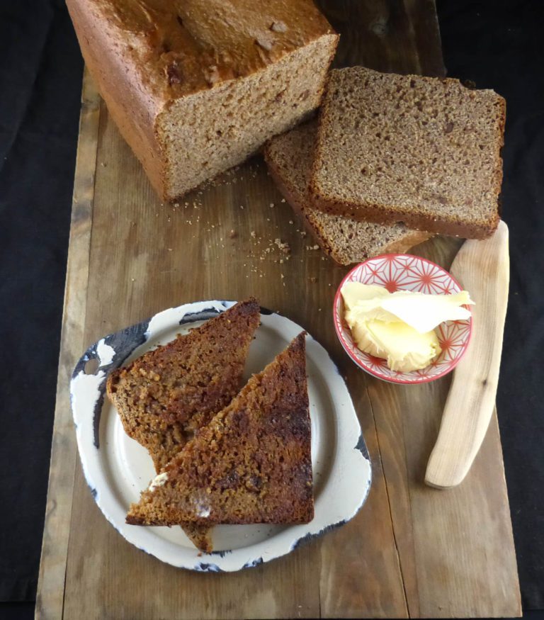 Wholemeal Spelt Cinnamon Toast Bread (bread machine)