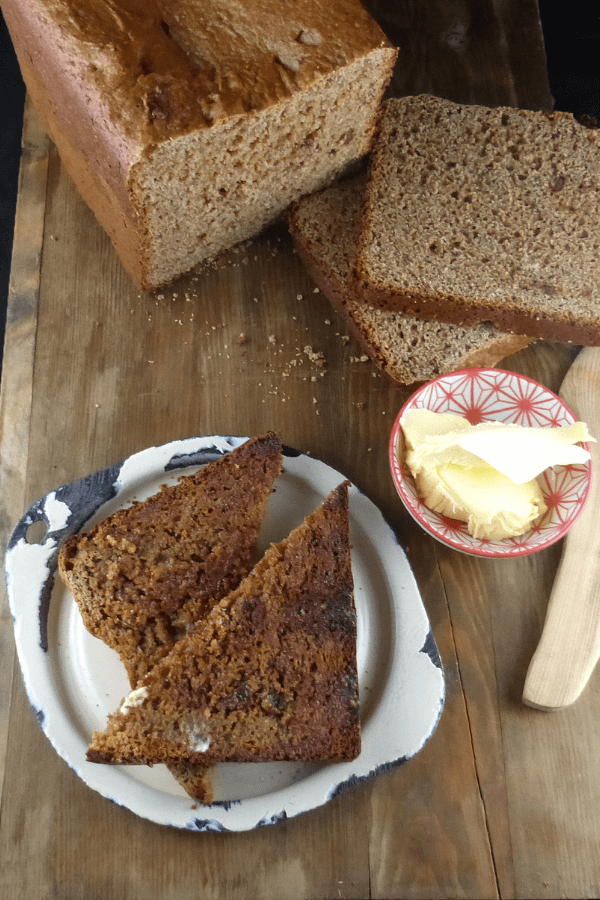 Wholemeal Spelt Cinnamon Toast Bread (bread machine)