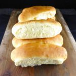picture of homemade hot dog bread