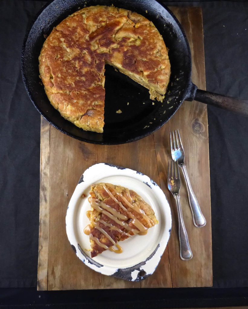 picture of eggy bread in a skillet