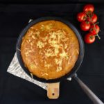 picture of cornbread in a skillet