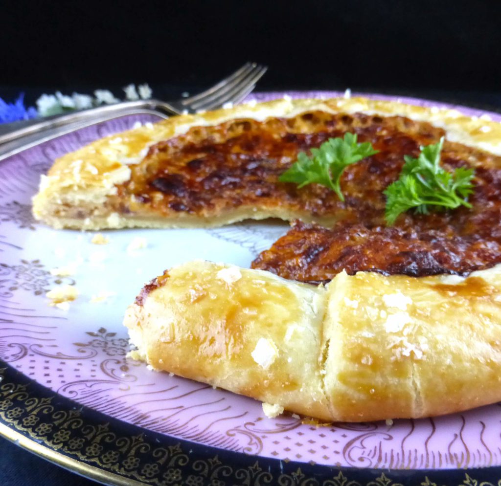 picture of a cheese galette