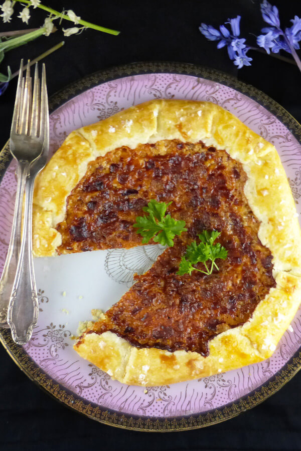 Västerbotten Cheese and Red Onion Spelt Galette (Homemade Pastry)