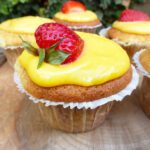 Lemon Curd and Elderflower Cupcakes