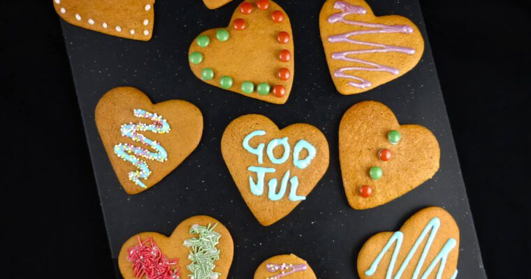 Swedish Spelt Pepparkakor (Gingerbread Cookies)