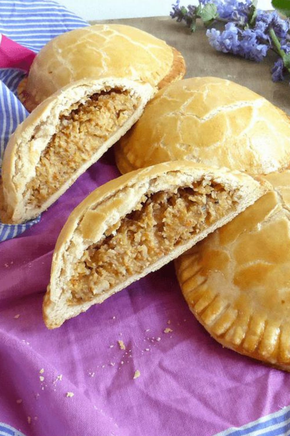 Chicken and Ham Pies with Homemade Spelt Pastry