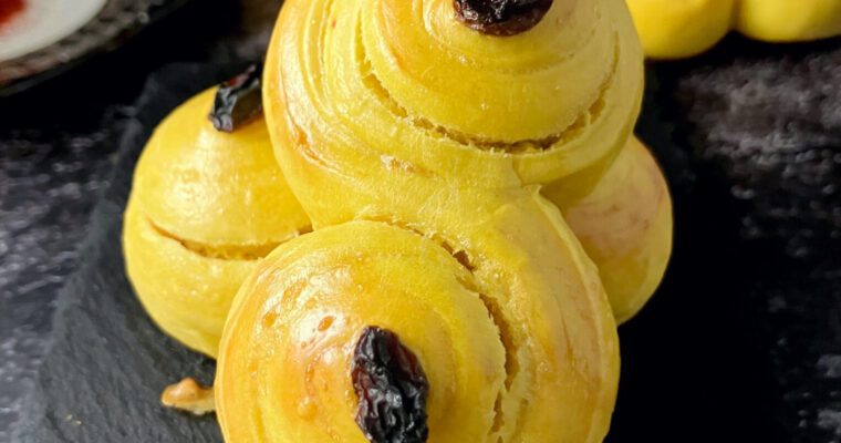 Spelt Flour Swedish Lussekatter