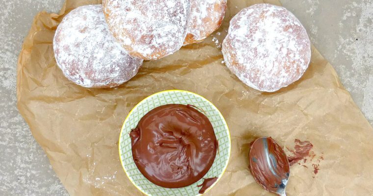 Airfryer Nutella Doughnuts (Spelt or Regular Flour)