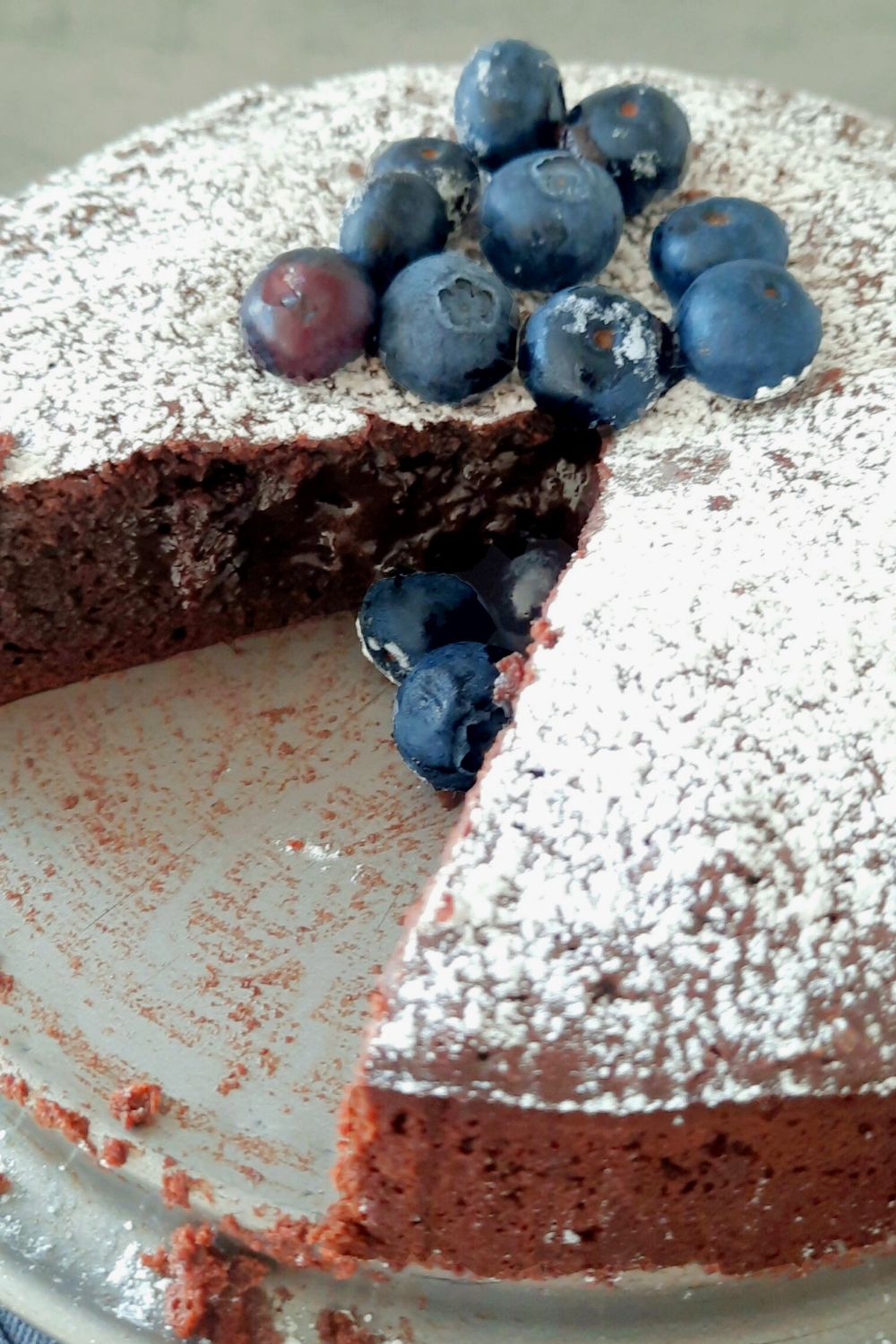 Dark Chocolate Kladdkaka (sticky cake)