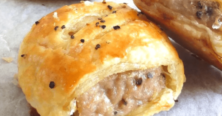 Simple Homemade Chicken Sausage Rolls