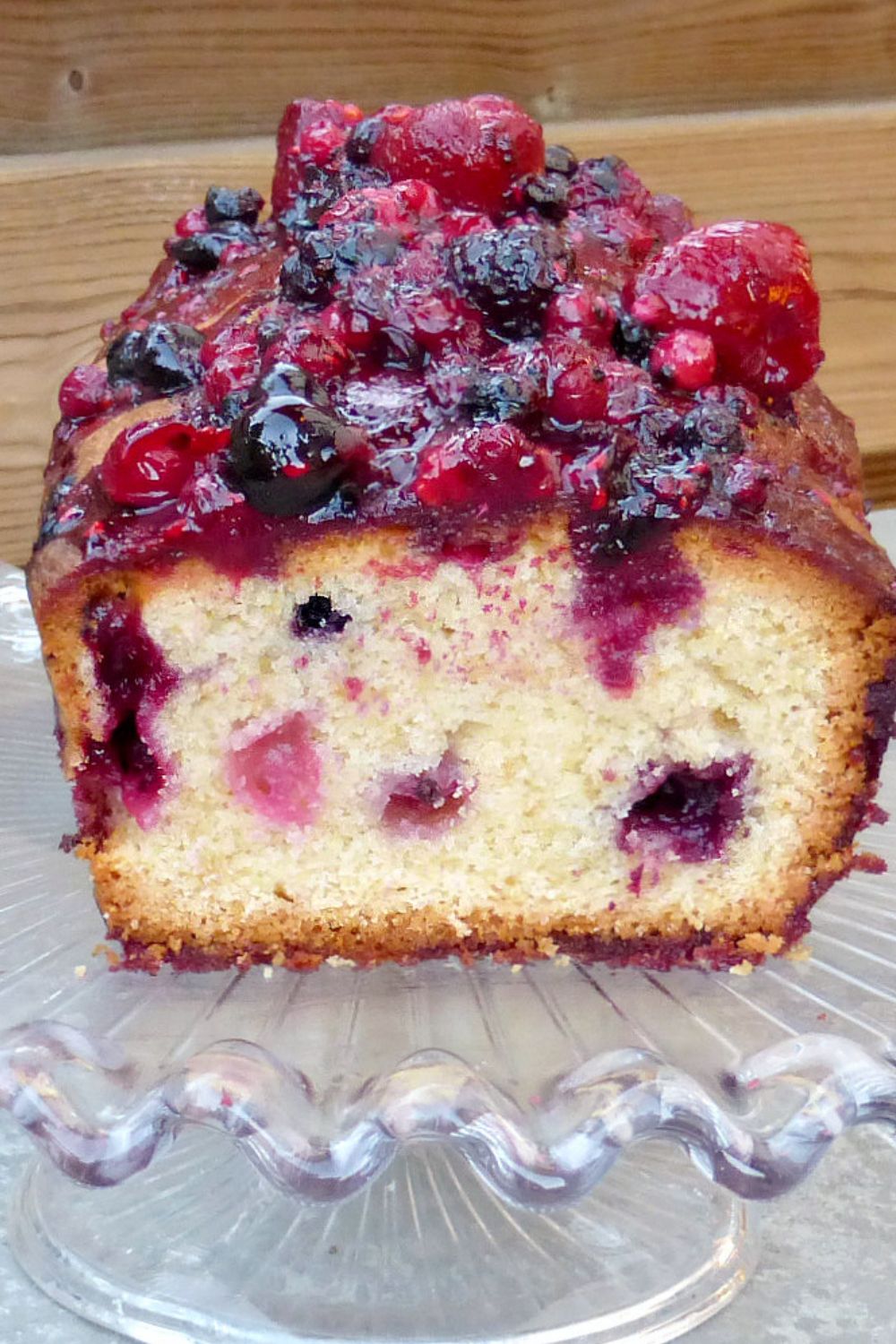 Summer Berry Drizzle Loaf Cake