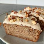 banana bread sliced into thick slices