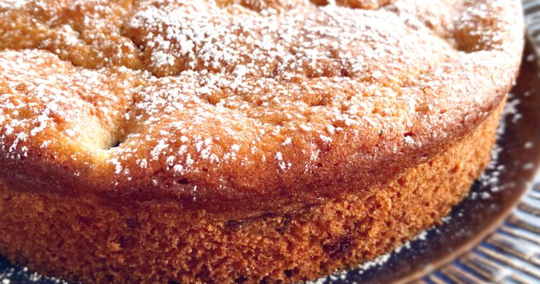 Blueberry and Lime Spelt Cake with Coconut Sugar