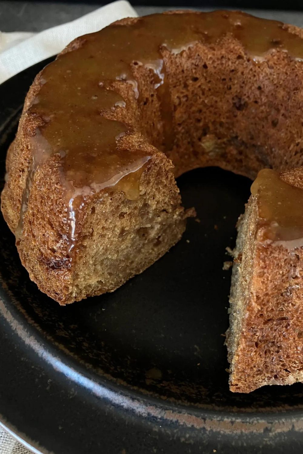 Spelt Cinnamon and Honey Cake with a Honey Butter Drizzle