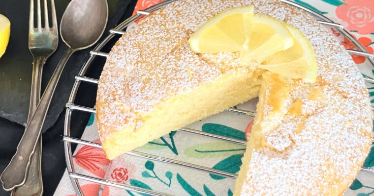 Simple Spelt Air Fryer Lemon Cake