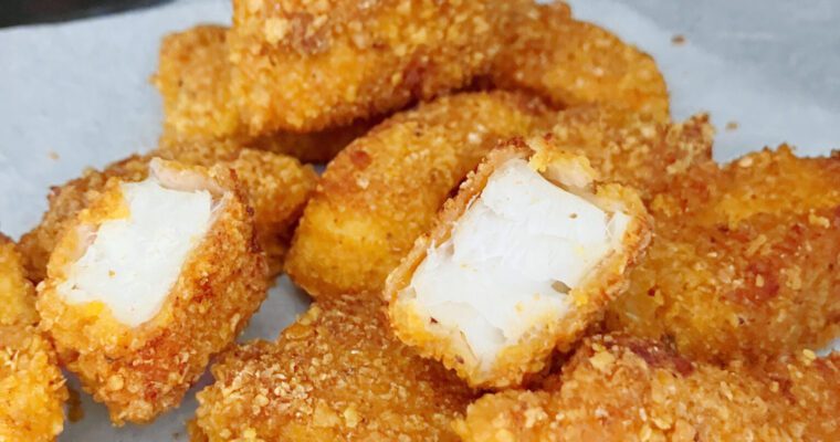 Crispy Dorito Fish Nuggets & Jalapeño Mayo Sauce