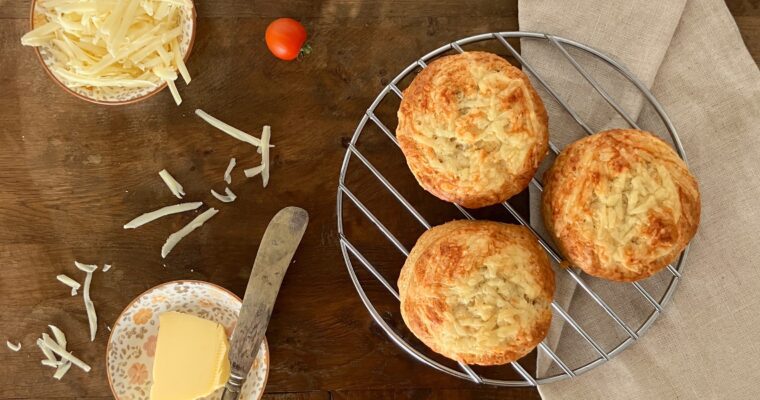 Spelt Cheese Scones (and the secret to making great scones)