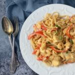 Creamy Chilli Fish and Prawn Noodles (ready in 30 minutes)