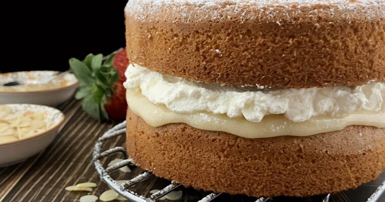 Swedish Cardamom Cream Cake