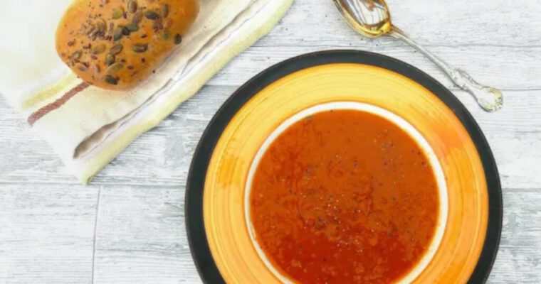 Sweet Potato, Leek and Garlic Soup (The Perfect Midweek Meal)
