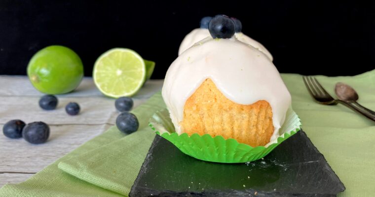 Polenta and Spelt Lime Cupcakes (with Lime Icing)