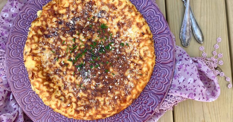 Leftover Pasta Frittata