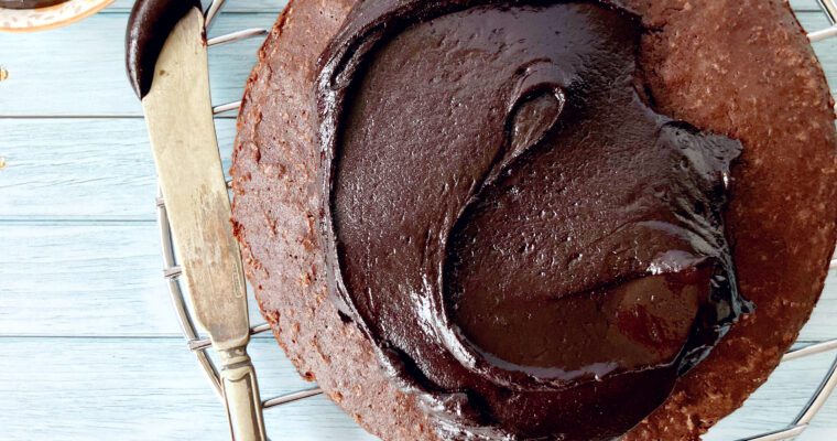 Dense 6-inch Spelt Chocolate Fudge Cake